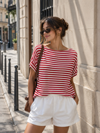 Maglia Over a Righe