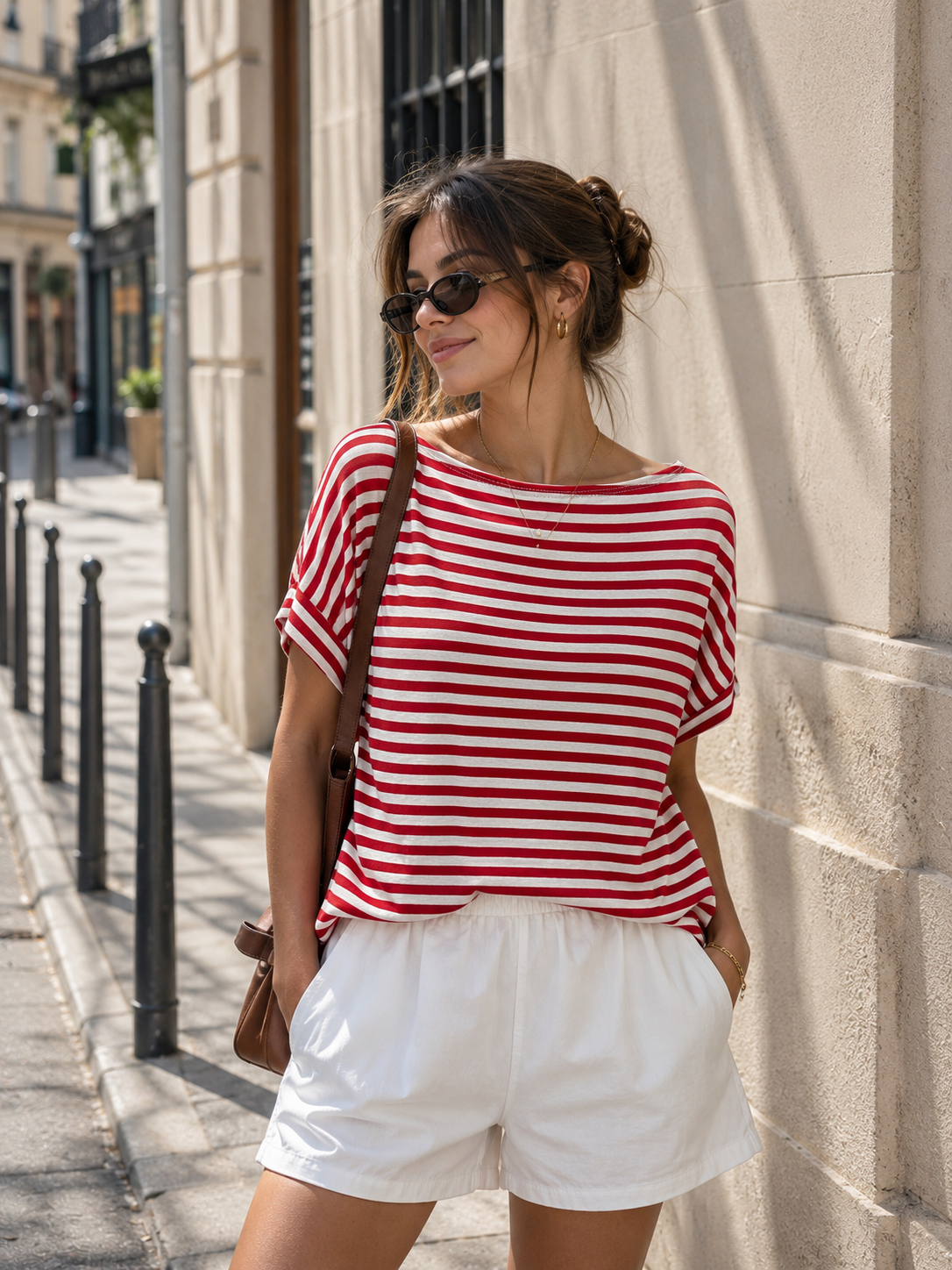 Maglia Over a Righe