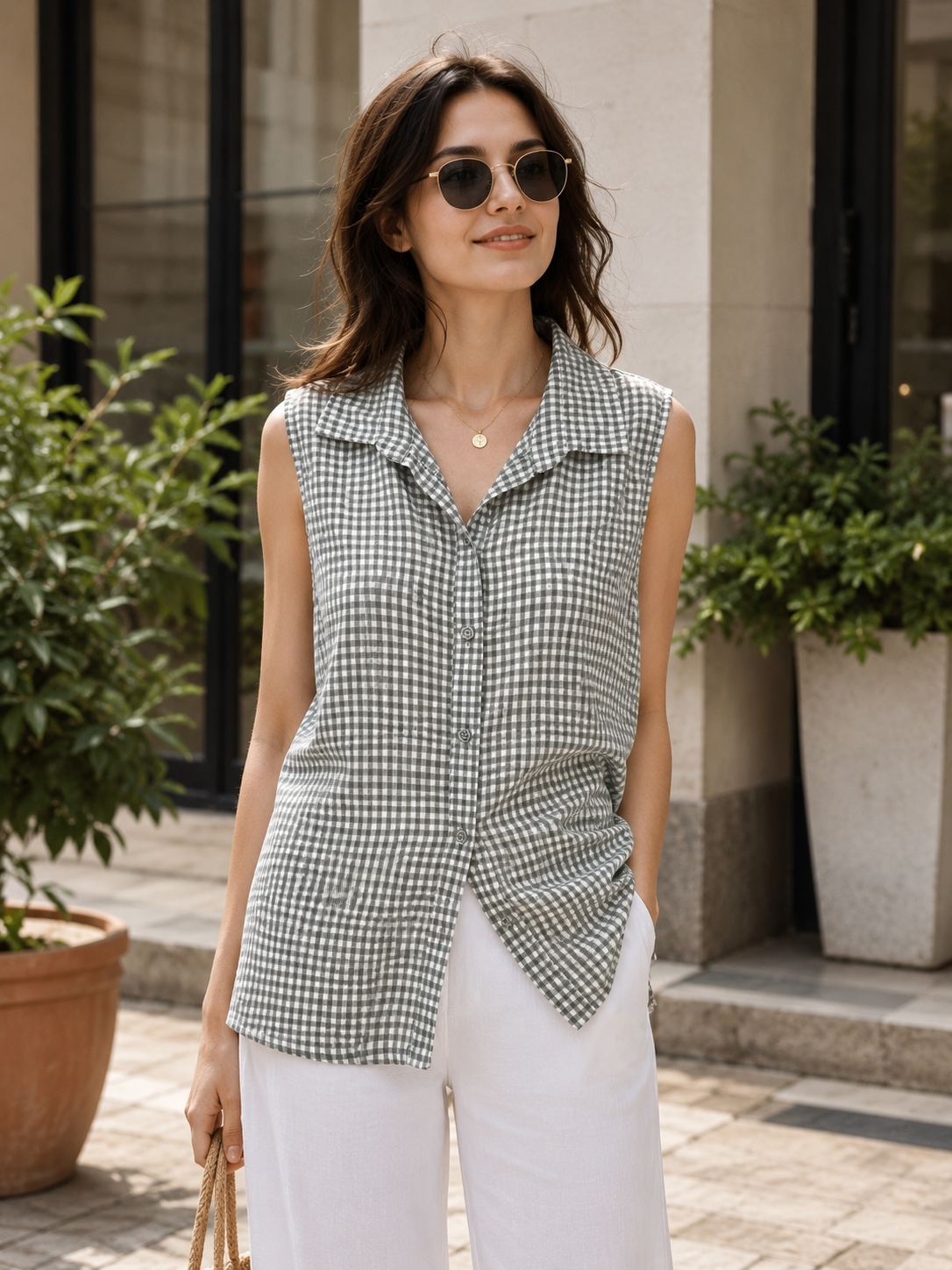 Camicia a Quadrettini