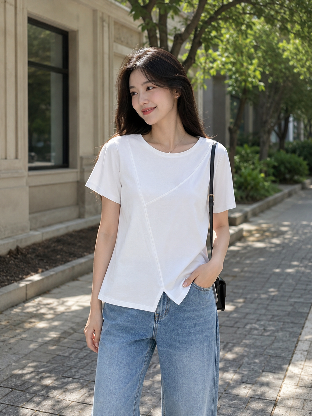Maglia Scollo Taglio Vivo 158C