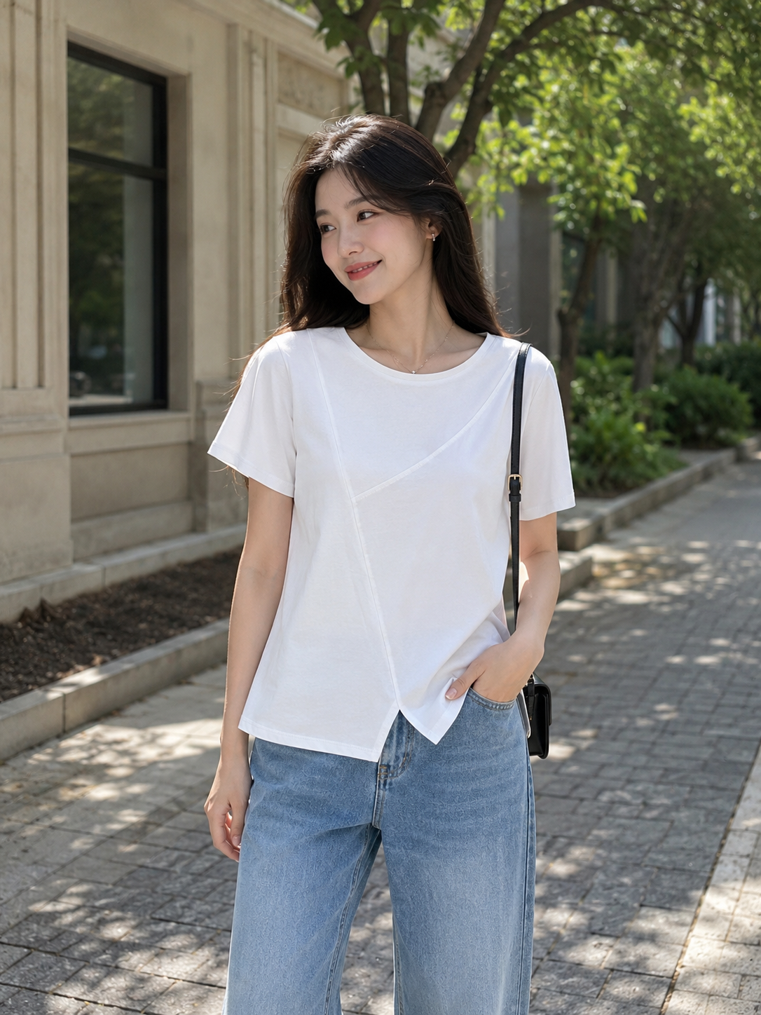 Maglia Scollo Taglio Vivo 158C