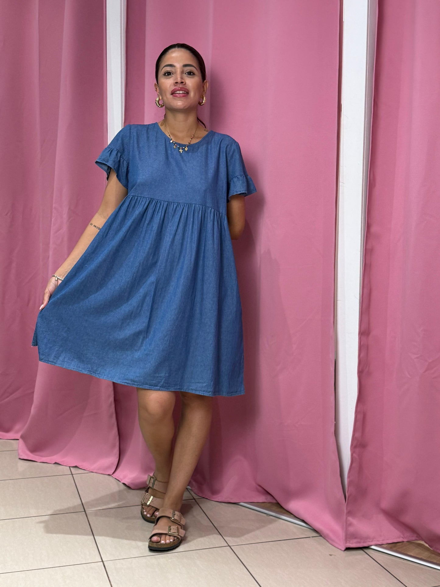 Abito denim leggero