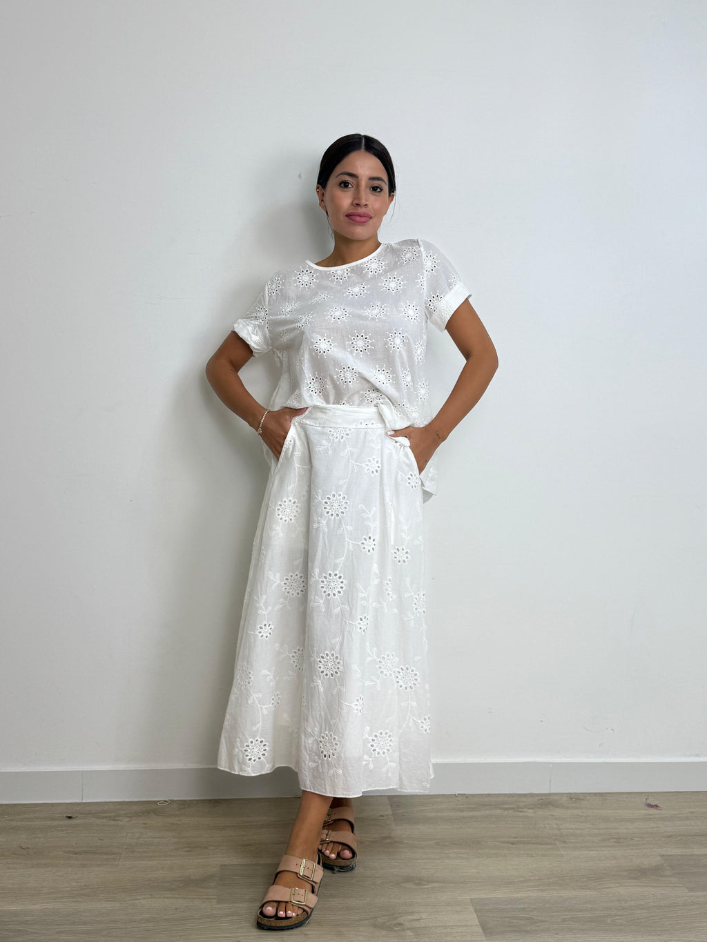 Maglia Sangallo di cotone