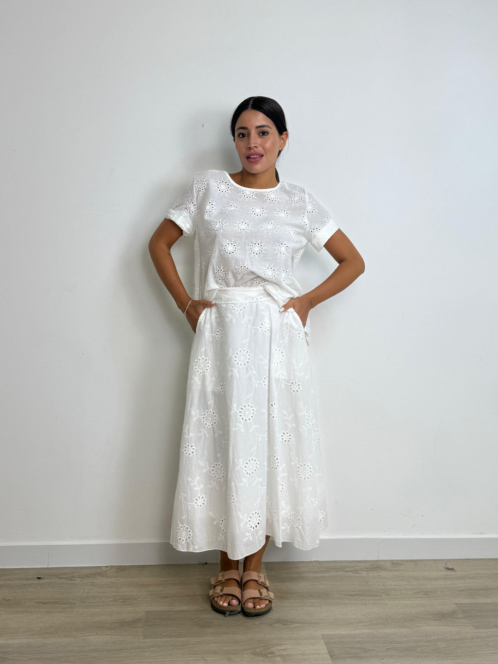 Maglia Sangallo di cotone