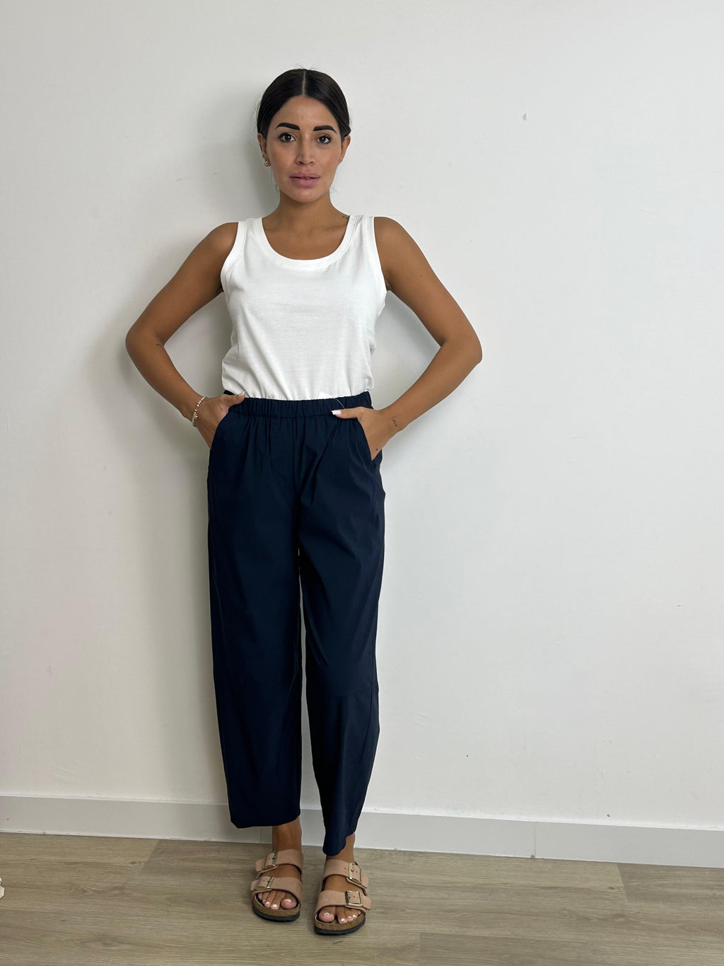 Canotta basic scollo U