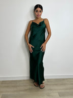 Abito semplice in raso