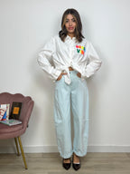 Jeans Ballon Azzurro