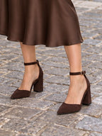 Decollette in Camoscio