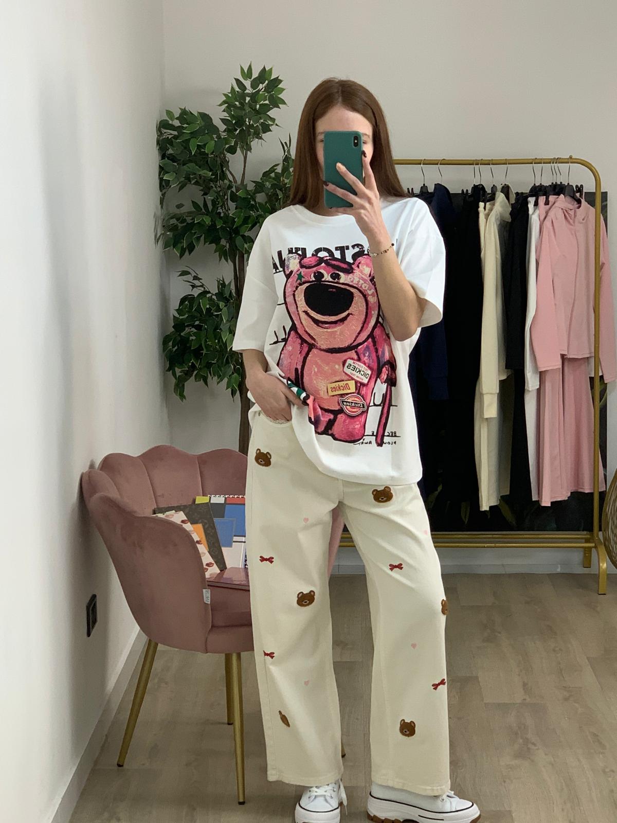 Pantalone Bear Animalier