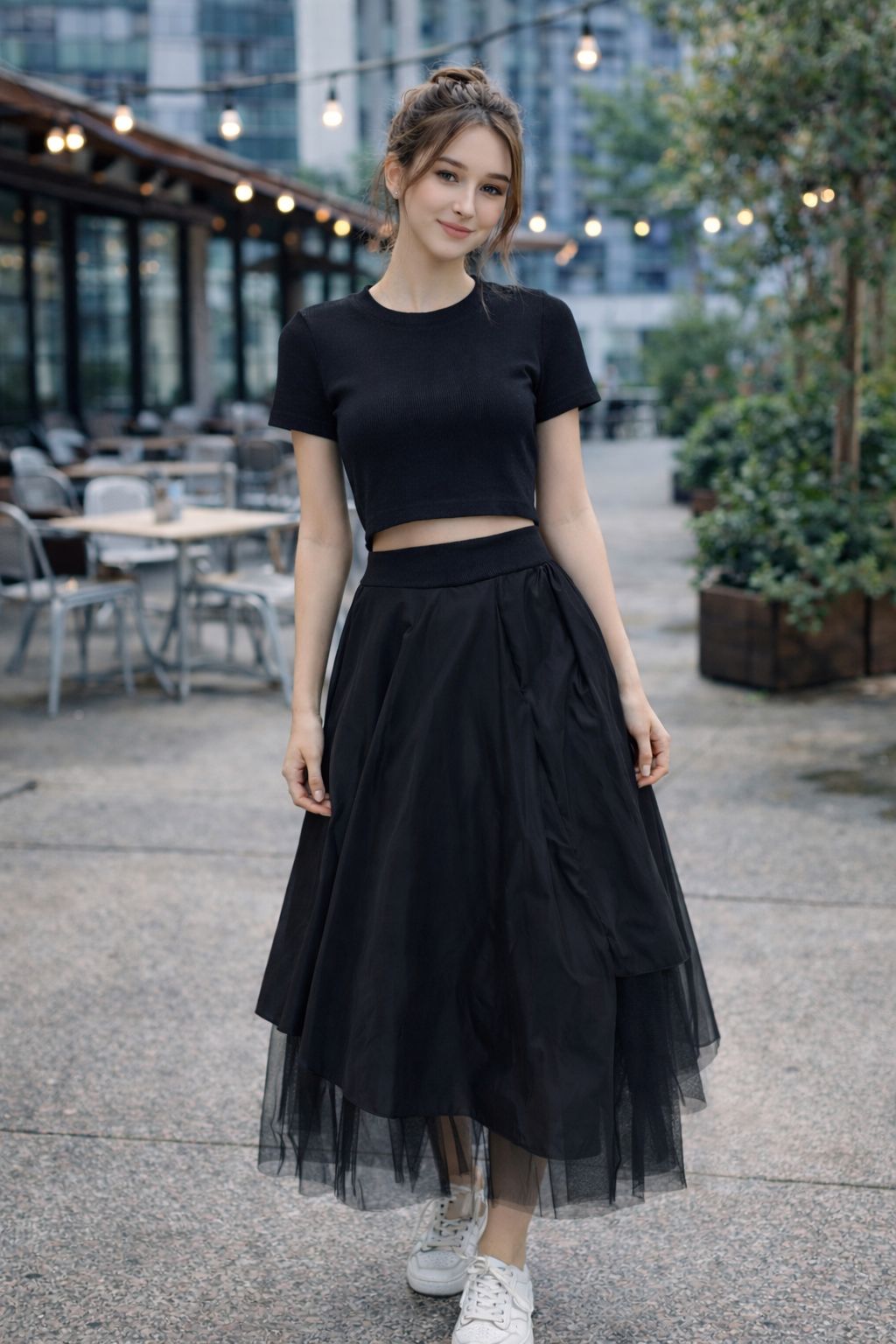 Maglietta Simple Black