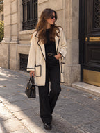 Cardigan con Tasche Frontali