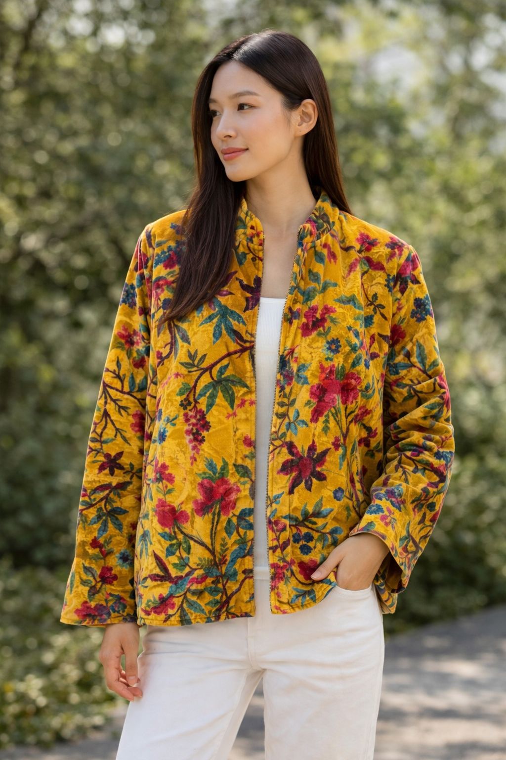 Giacca Etniche Stampate