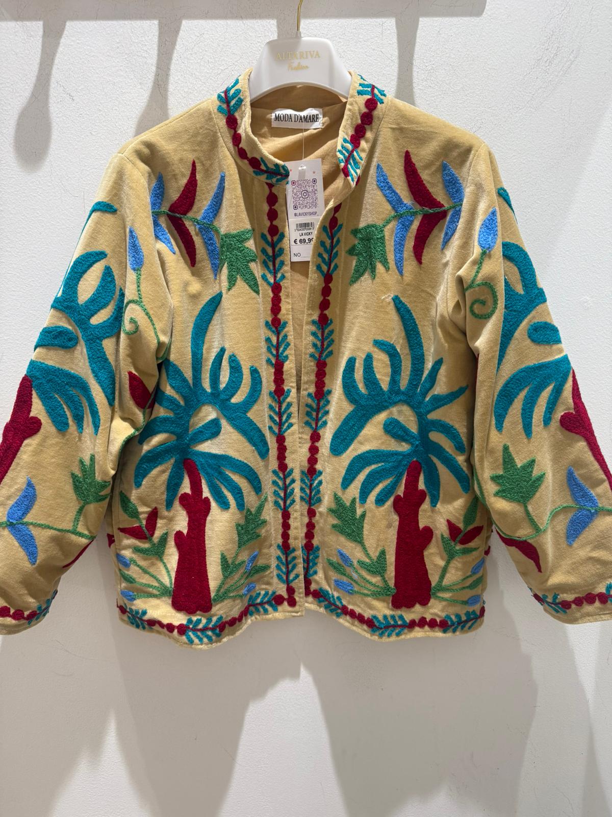 Giacca Etnica Ricamata