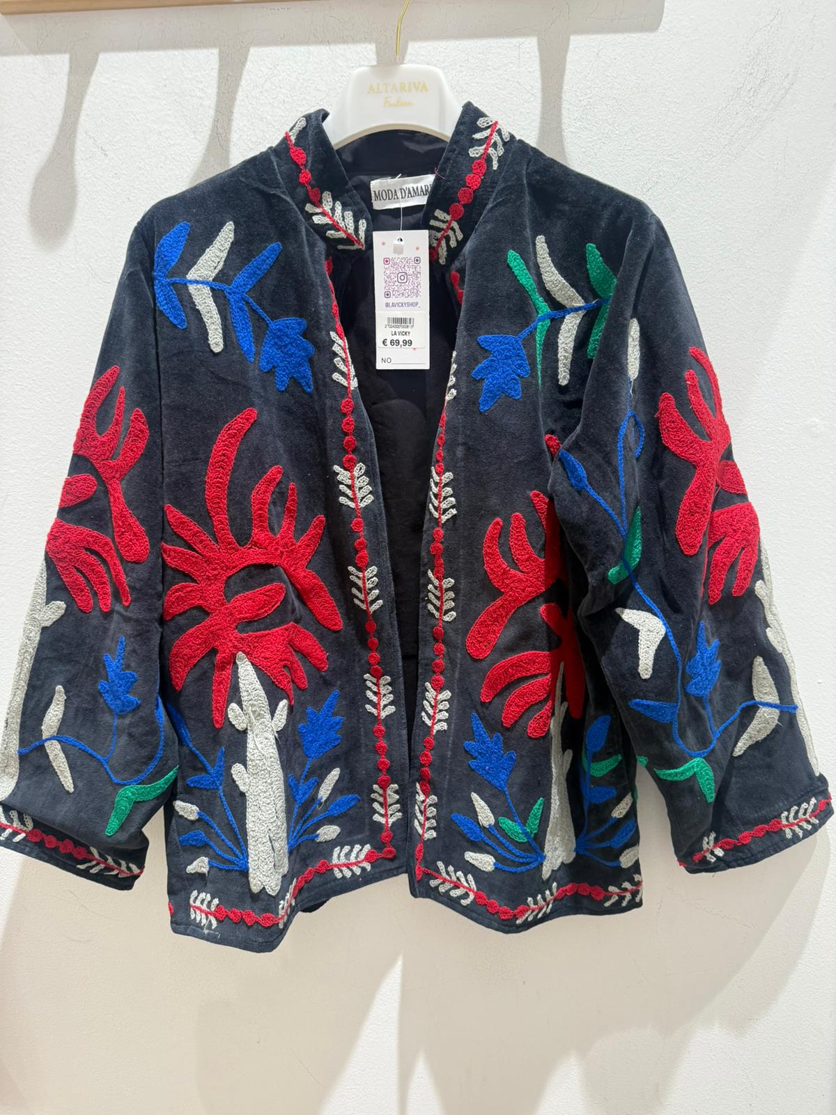 Giacca Etnica Ricamata