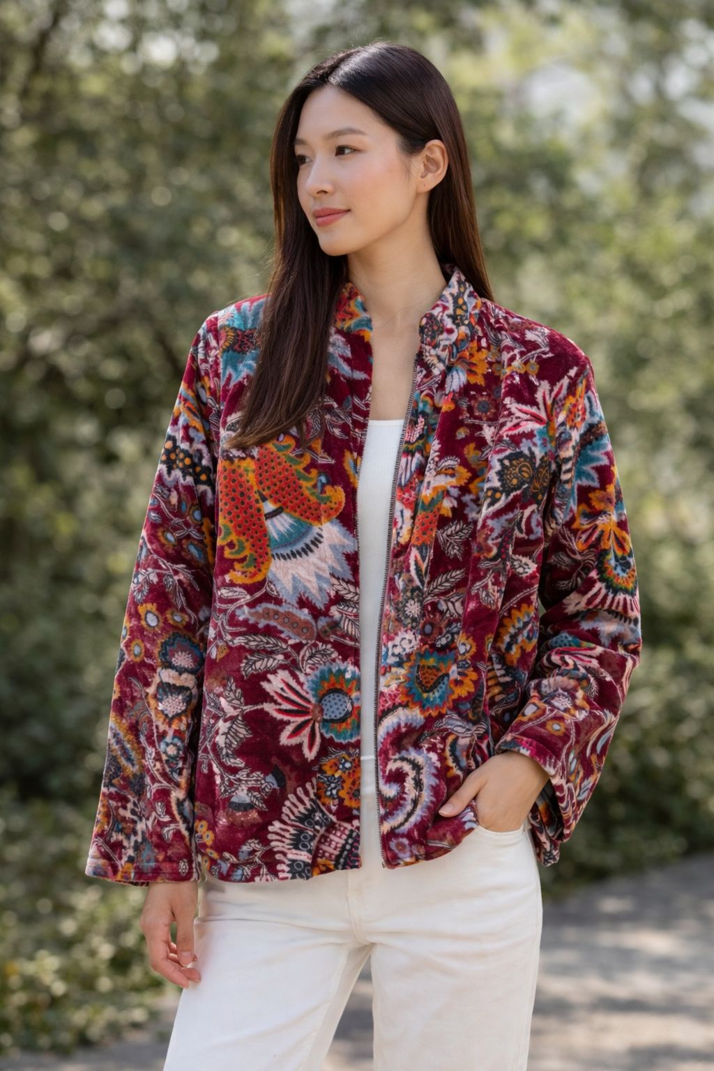 Giacca Etniche Stampate