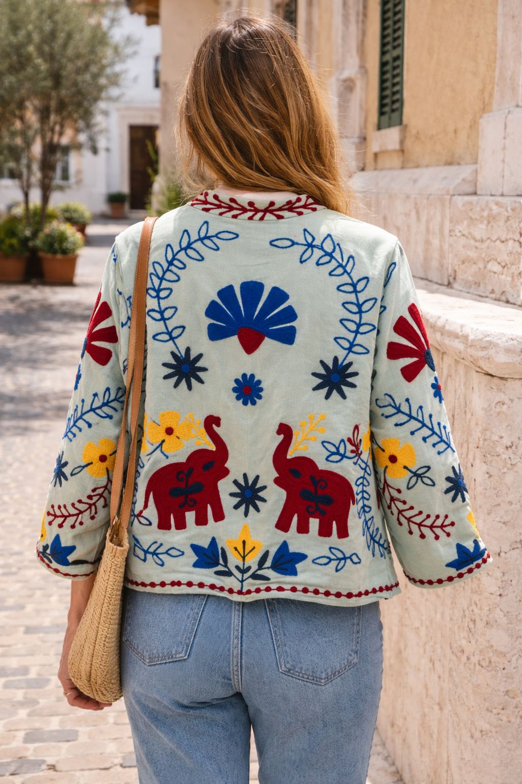 Giacca Etnica Ricamata