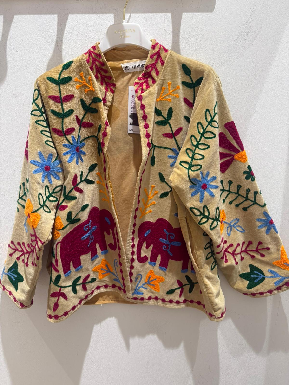 Giacca Etnica Ricamata