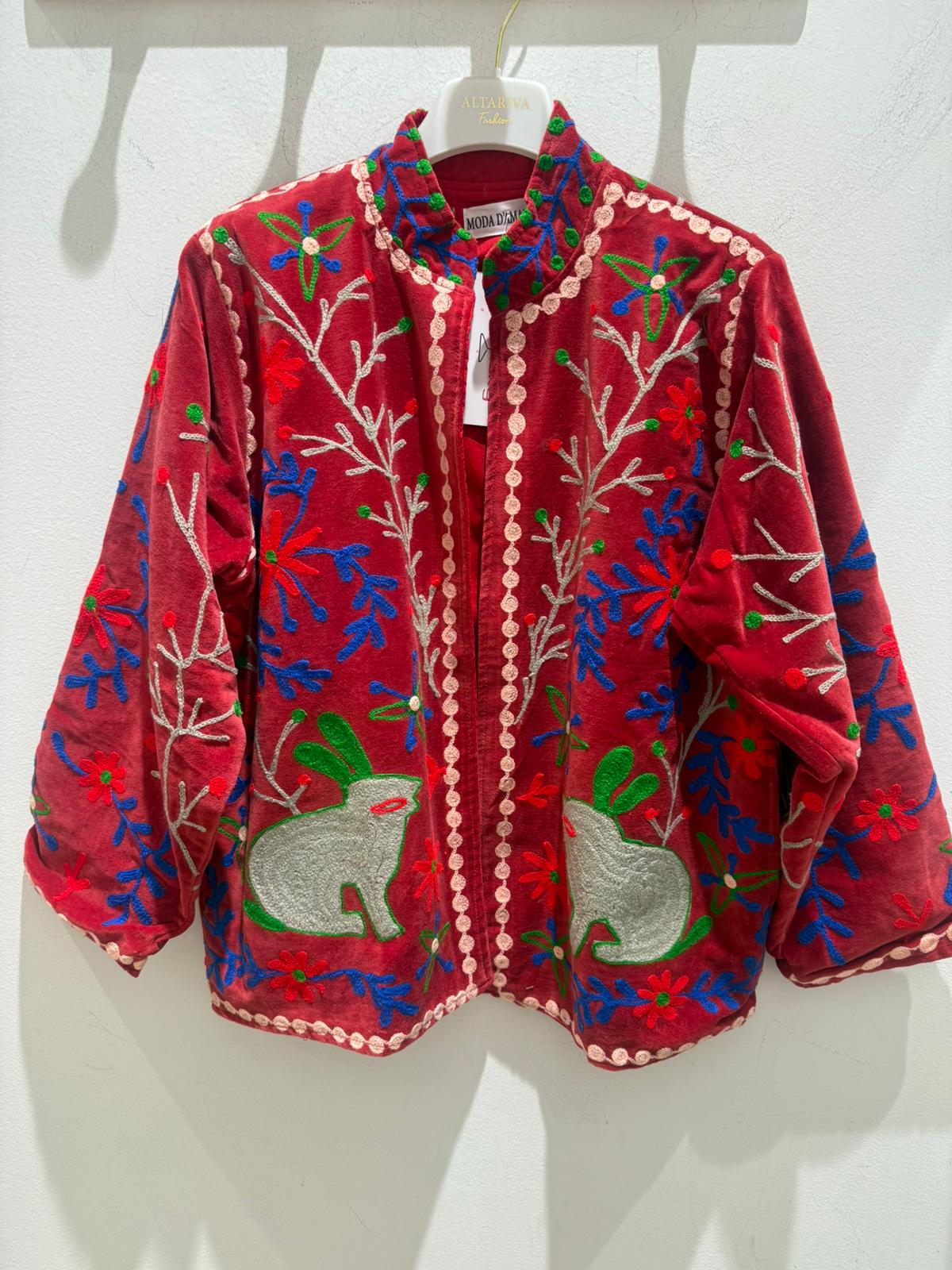 Giacca Etnica Ricamata