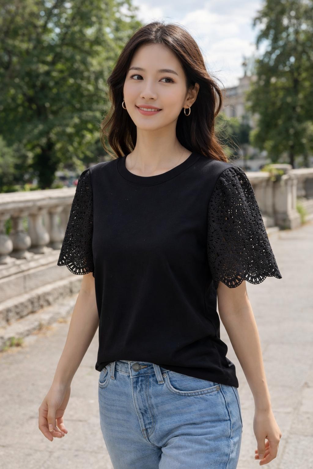 T-Shirt Macrame Traforato