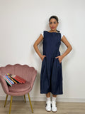 Abito Denim Smanicato