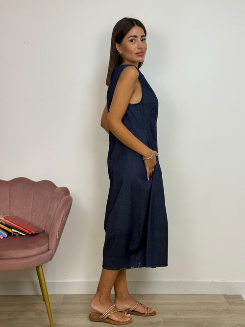 Abito Denim ballon