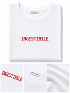 Maglietta Classic con le Scritte Ricamati