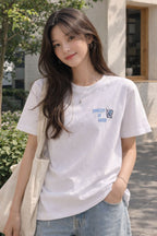 T-Shirt Over with Writes Ricamato 1.0