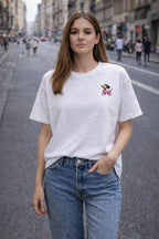 T-Shirt Over with Writes Ricamato 2.0