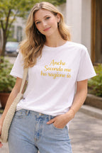 T-Shirt Over with Writes Ricamato 2.0