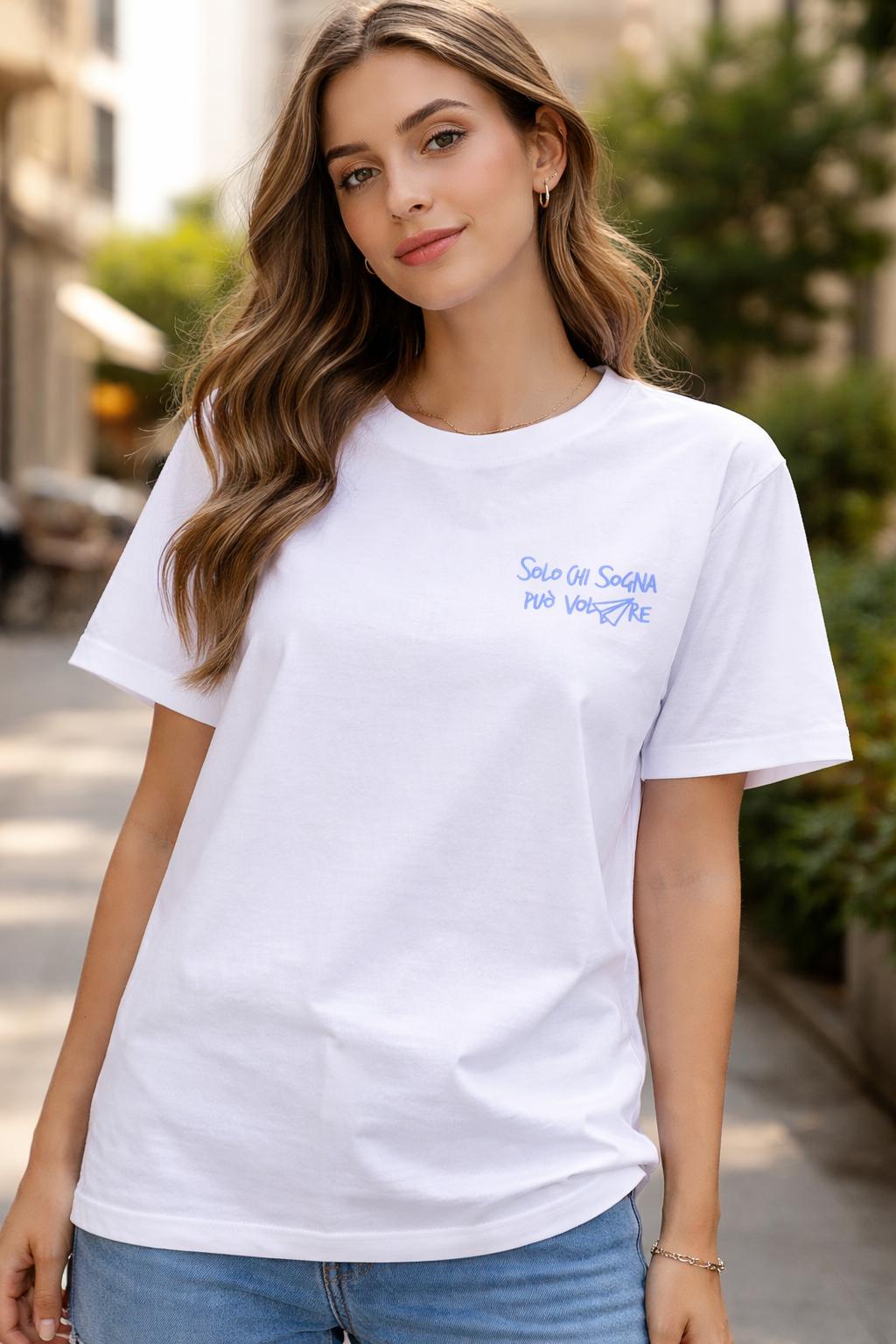 T-Shirt Over with Writes Ricamata 3.0