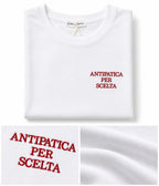 T-Shirt With Writes Ricamata 4.0
