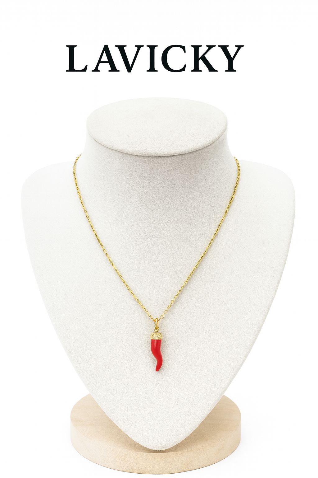 Collana Cornetto Porta Fortuna