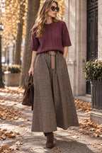 Pantalone Palazzo Corto Elasticizzato