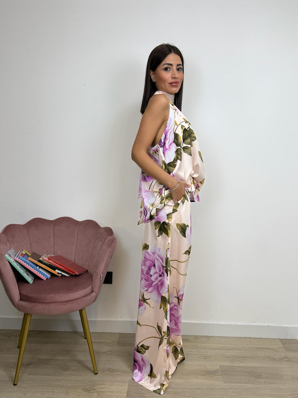 Pantalone Spring Floreale