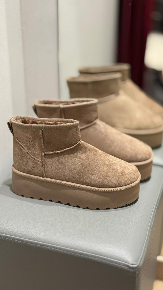 Stivaletti  Pelosi con Doppia Plataforma