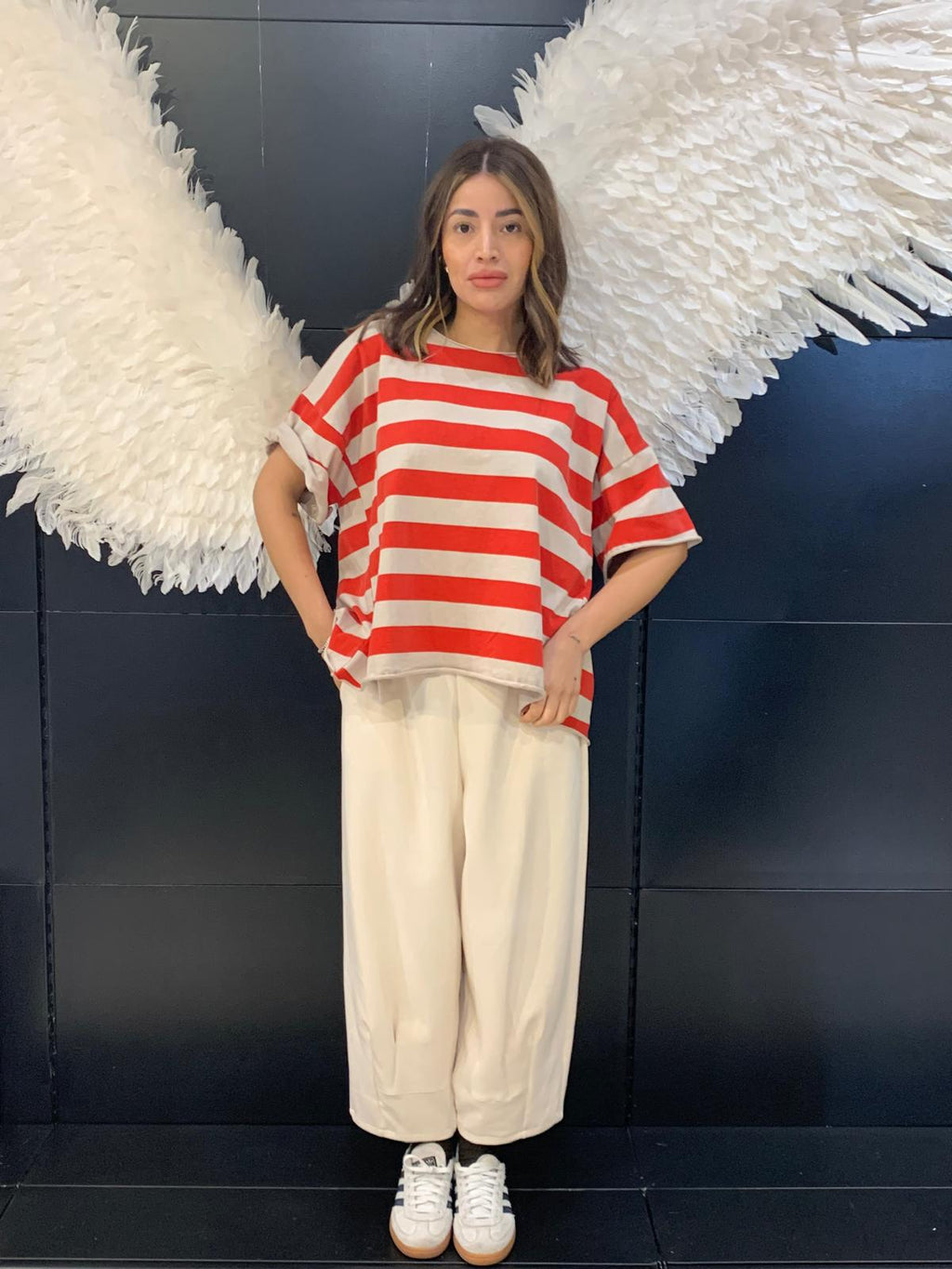 T-Shirt a Righe Wendy Trendy