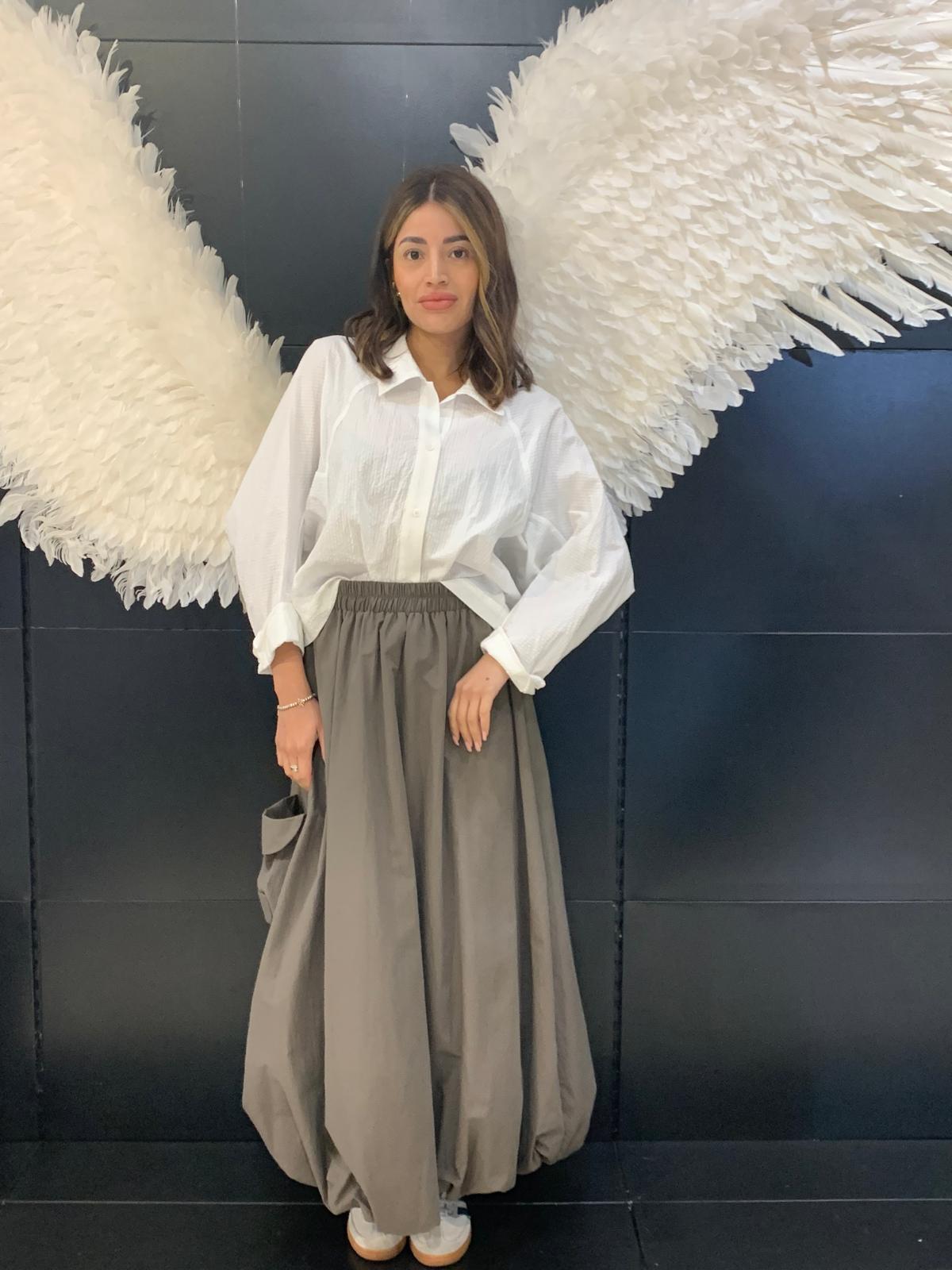 Gonna Ballon con Tasca Laterale