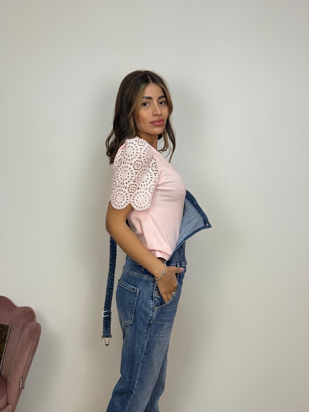 T-Shirt Macrame Traforato