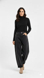 Maglia Crop Dolcevita